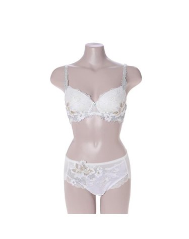 [갤러리아] 와코루]B컵]살루트 캐미컬오리엔탈 패드브라+햄팬티[DBR0473B DPT0473H/WH]