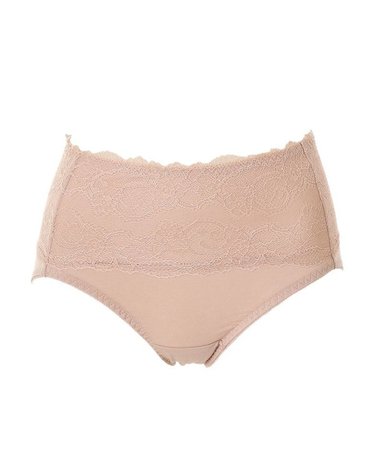 [갤러리아] [여]허리라인 넓은폭의 플라워 패턴의 자카드레이스 면모달  부인군 팬티(WPT3728)