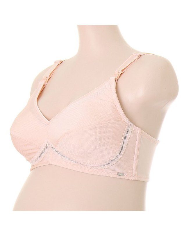 와코루 [갤러리아] 와코루 D컵 마더피아 노와이어 산전후겸용 수유브라(RBR6077D SP) 착용컷