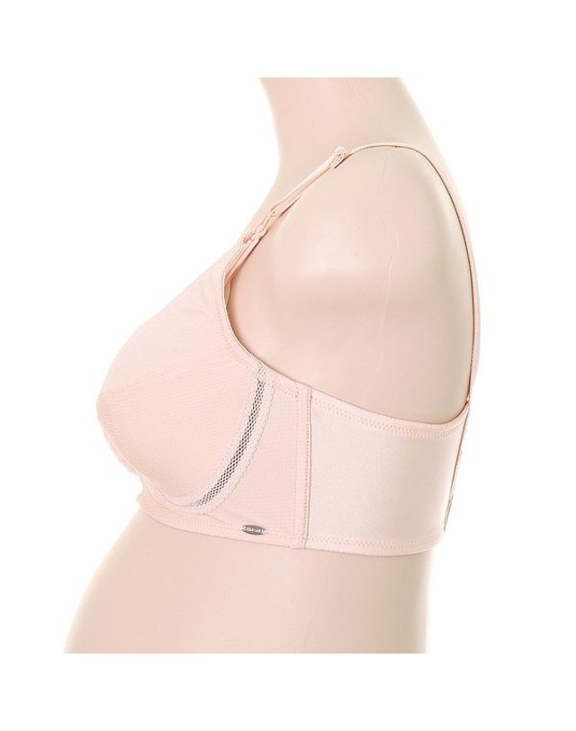 와코루 [갤러리아] 와코루 F컵 마더피아 노와이어 산전후겸용 수유브라(RBR6077F SP) 착용컷