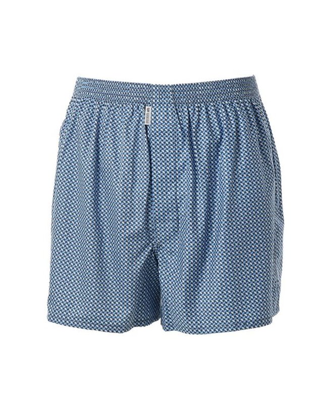 와코루 [갤러리아] 면100수 심플한 매듭나염 남자 트렁크팬티 컬러 택1(WMP5429 BU/PK) 착용컷