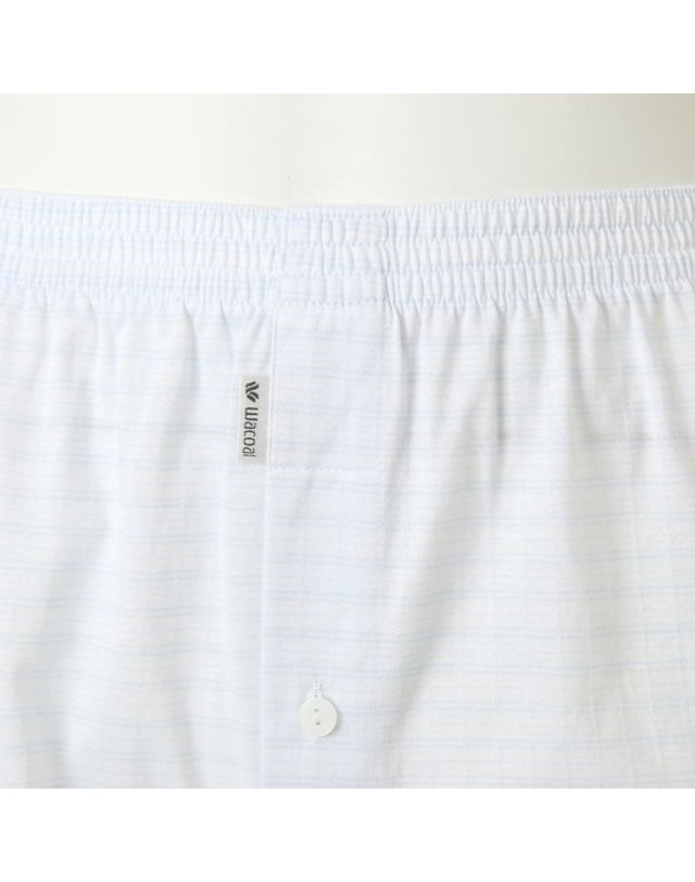 와코루 [갤러리아] 남/와코루 면80수 선염 남성 트렁크팬티(WMP8430 BU) 착용컷