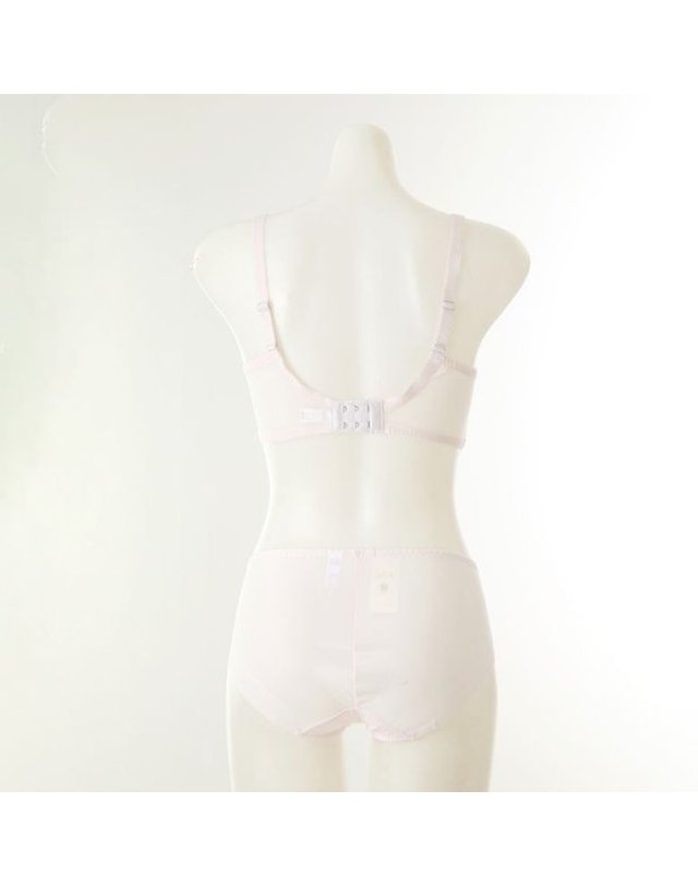 와코루 [갤러리아] [여]은은한 자수레이스 감각 보정브라 헴팬티세트 B컵(DBR0466B DPT0466H) 착용컷