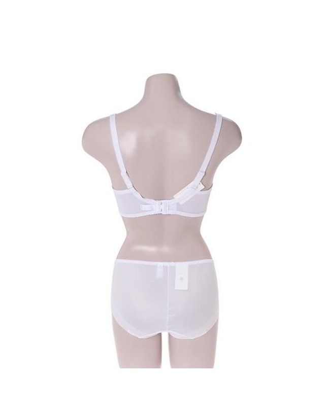 와코루 [갤러리아] 와코루[B컵]살루트 엔젤망 와이어홑겹브라+햄팬티[DBR0469B DPT0469H/WH] 착용컷