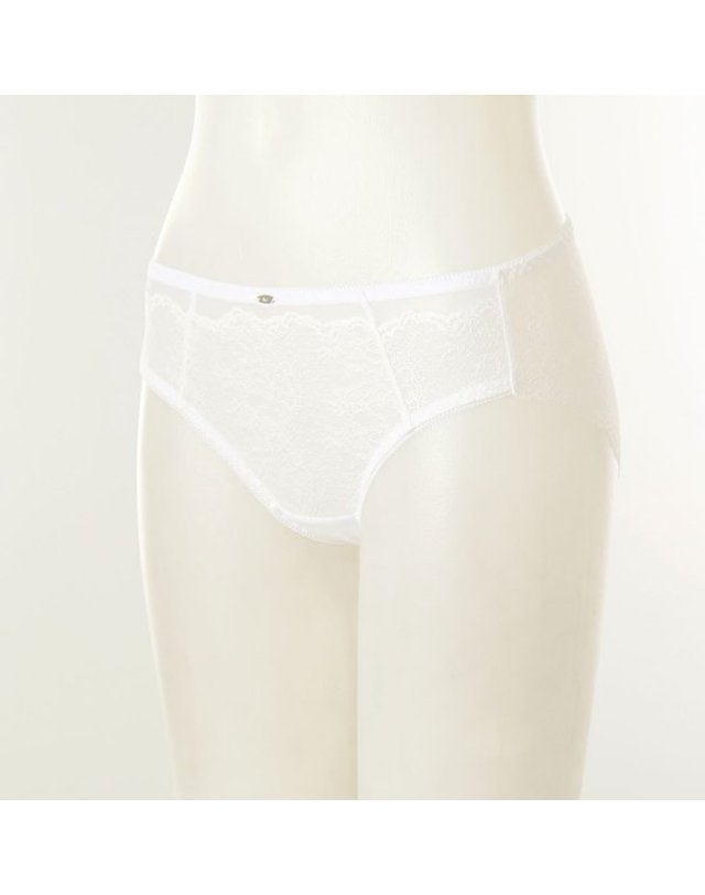 와코루 [갤러리아] 여)유러피안 감각의 올 레이스 망사팬티(WPTX208S WH) 착용컷