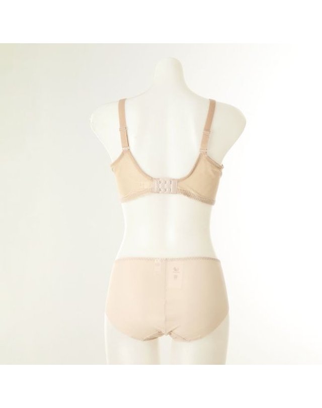 와코루 [갤러리아] [여]컵 사이드 스트레치 보정 몰드브라 헴팬티세트 A컵(WBRP029A WPTP029H) 착용컷
