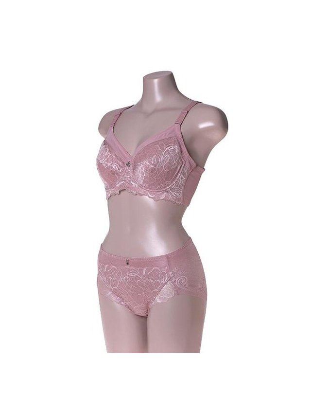 와코루 [갤러리아] 여]와코루(D컵)풀컵 기능성 브라+팬티세트 [WGBM100D WPTM100C/CO] 착용컷