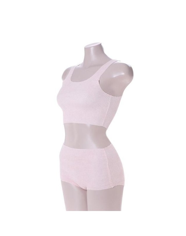 와코루 [갤러리아] [일회용속옷세트]와코루 이지포켓(Easy Pocket/브라3매+팬티3매)[WAC6000] 착용컷