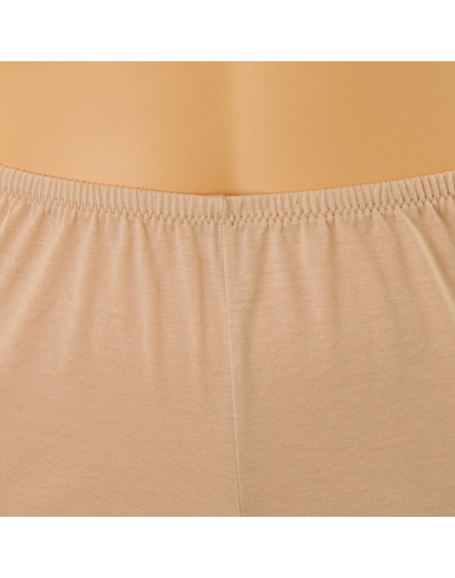 와코루 [갤러리아] 와코루 여자 최고급 면140수 무릎기장 속바지(WLG4140P LB) 착용컷