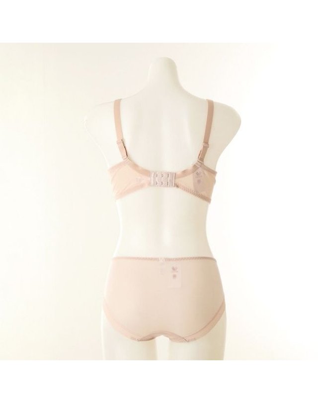 와코루 [갤러리아] [여]플라워문양의 풀메이크업 홑겹브라레이스팬티세트 B컵(WBR1962B WPT1962A) 착용컷