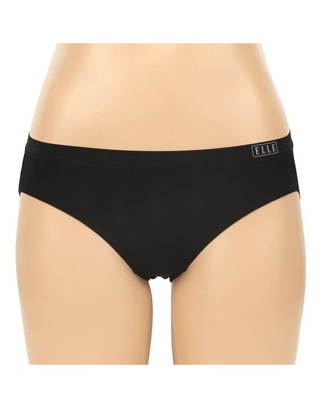 엘르 [갤러리아] ELLE)블랙 모던 서포트 스포츠 브라팬티세트(EDWBR143BK/EDWBP143BK) 착용컷
