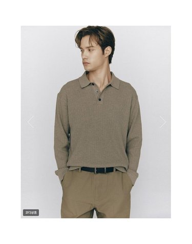 [갤러리아] [26SS]스티치 폴로넥 니트 스웨터 9GG(01055505)