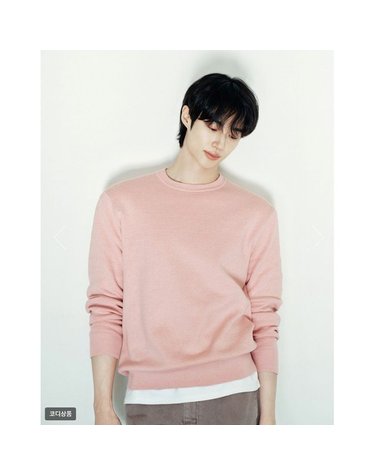 [갤러리아] [변우석] 하프밀란 크루넥 스웨터(01056501)