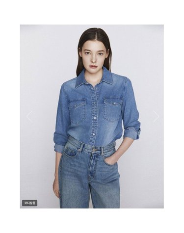 [갤러리아] 웨스턴 데님 셔츠,간절기 셔츠(05346506)