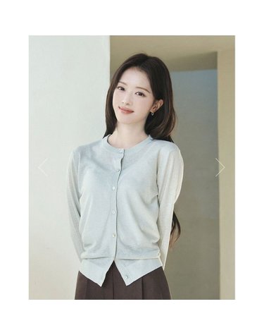 [갤러리아] [노정의]린넨 블랜드 크루넥 가디건(05356525)