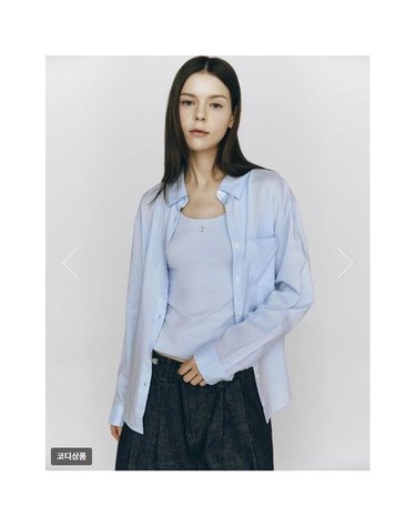 [갤러리아] [여름]여자 루즈핏 쉬어 셔츠(05345519)
