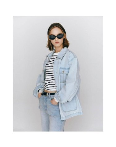 [갤러리아] 가을 여자 중기장 데님 자켓(05375510)