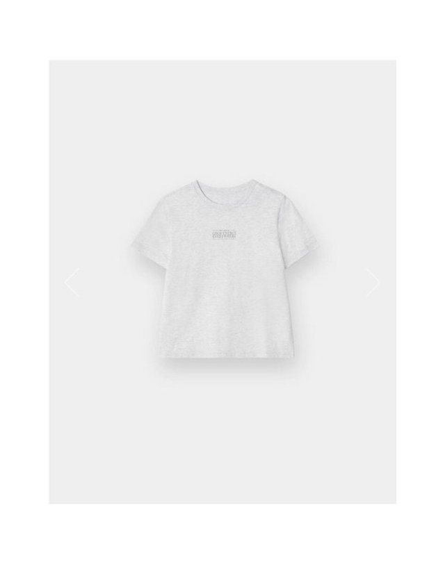 지오다노 [갤러리아] NEW 레귤러핏 그래픽 반팔티 (굿에너지)(05396501) 착용컷