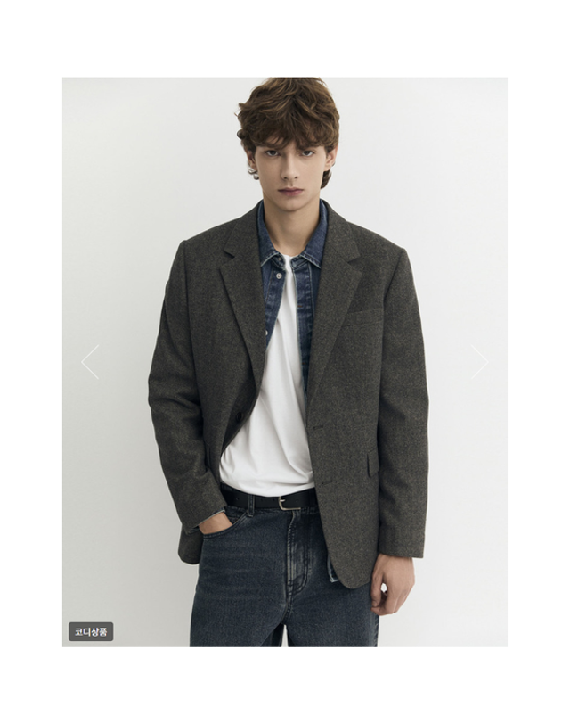 지오다노 [갤러리아] [변우석] 울 블레이저(01076907) 착용컷