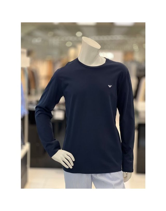 엠포리오 아르마니 [갤러리아] 아르마니언더웨어[남]PATTERN 레귤러핏 티셔츠 바지 세트53P36009/32009 착용컷
