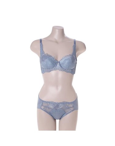 [갤러리아] [여](A,B컵)부유방커버 엣지 브라 햄팬티세트(OBR5945AB/H_GY)