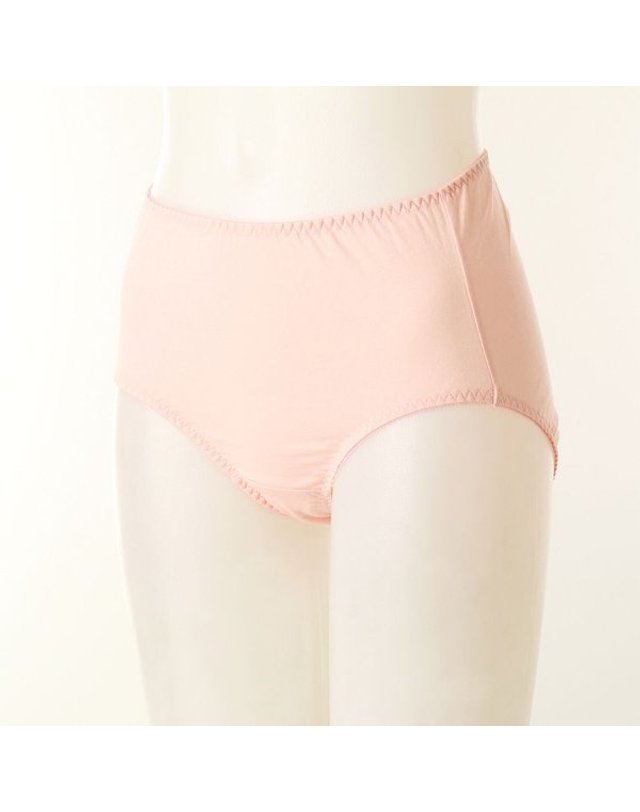 비너스 [갤러리아] 면100 심플 쉘핑크 무지 맥시타입 요일팬티 VPT6945 착용컷