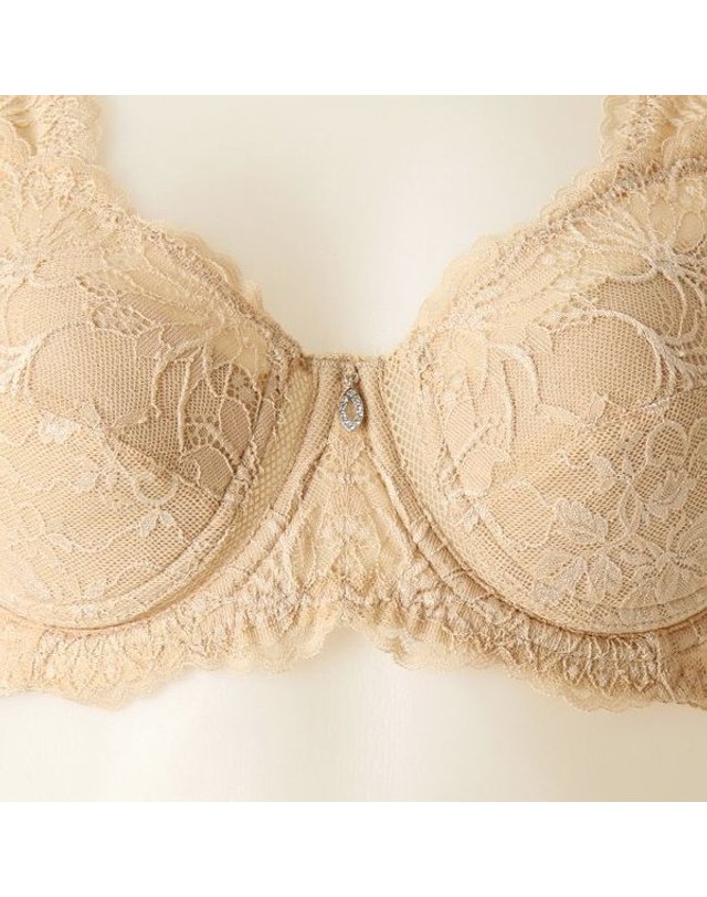 비너스 [갤러리아] [여]안정감있고 편안한착용감 로맨틱무드 감각레이스 보정브라 G컵 (VGBM150G) 착용컷