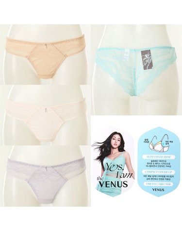 [갤러리아] 26SS 광고메인 Yes, I am the VENUS 티팬티 4종택1 VPT9005T