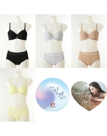 [갤러리아] 26SS 여름 메인광고 브라EF컵+배팬티 4종택1 VBR9007EF+VPTC