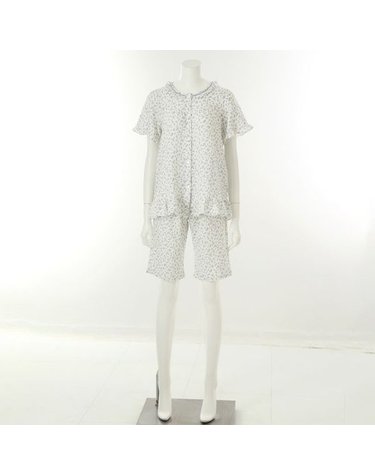 [갤러리아] 은은한 잔꽃나염 보들보들 주름지 여성잠옷 VPAS209W