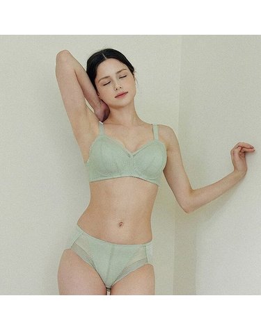 [갤러리아] [비너스]D,E컵)세미보정 편하게 잘잡아주는 등살커버 클래식 브라[VBRI642]