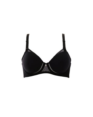 [갤러리아] [플러스 사이즈] 심플 썸머 베이직 블랙 무빙 브라AB컵 VBR1695AB