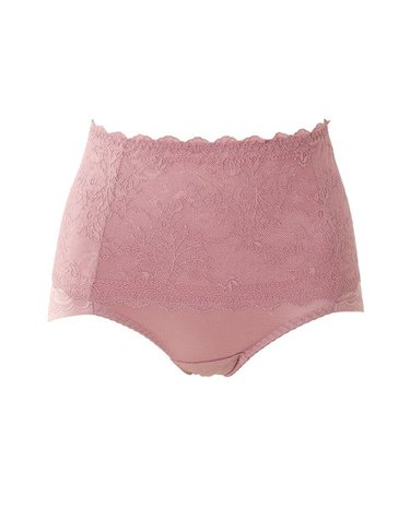 [갤러리아] 허리까지 올라오는 소프트 거들타입 바이올렛 레이스 서포트 팬티 VPT6342C