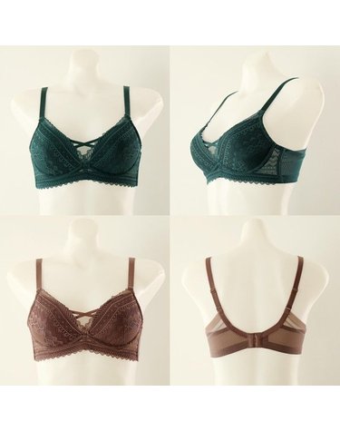 [갤러리아] [플러스 사이즈] 편안히 감싸주는 스테이블 컴포트 브라AB컵 2종세트 VBRG620AB