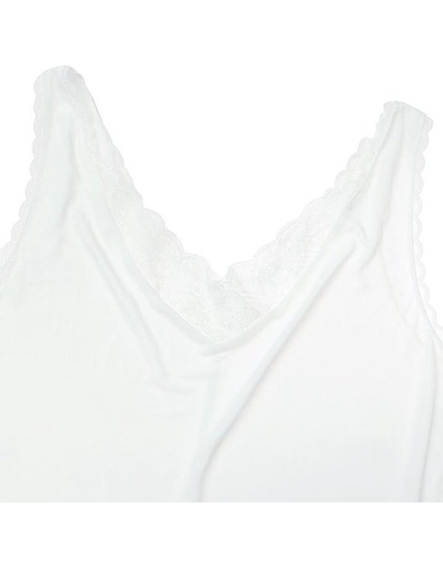 비너스 [갤러리아] [*여)비너스 깔끔하면서 편안하게 착용하는 원피스슬립(VFS5004R//IV) 착용컷