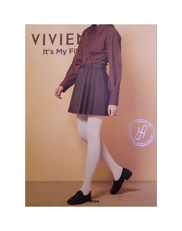 [갤러리아] [비비안] 타이즈 스트라이프 TS6431