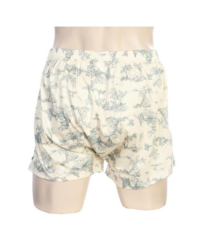 바바라 [갤러리아] [바바라]남성 실켓면 프린트 트렁크(AMT4610T GR) 착용컷