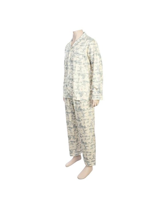 바바라 [갤러리아] [바바라]남성 면 100퍼센트 프린트 파자마(AMP4610B GR) 착용컷