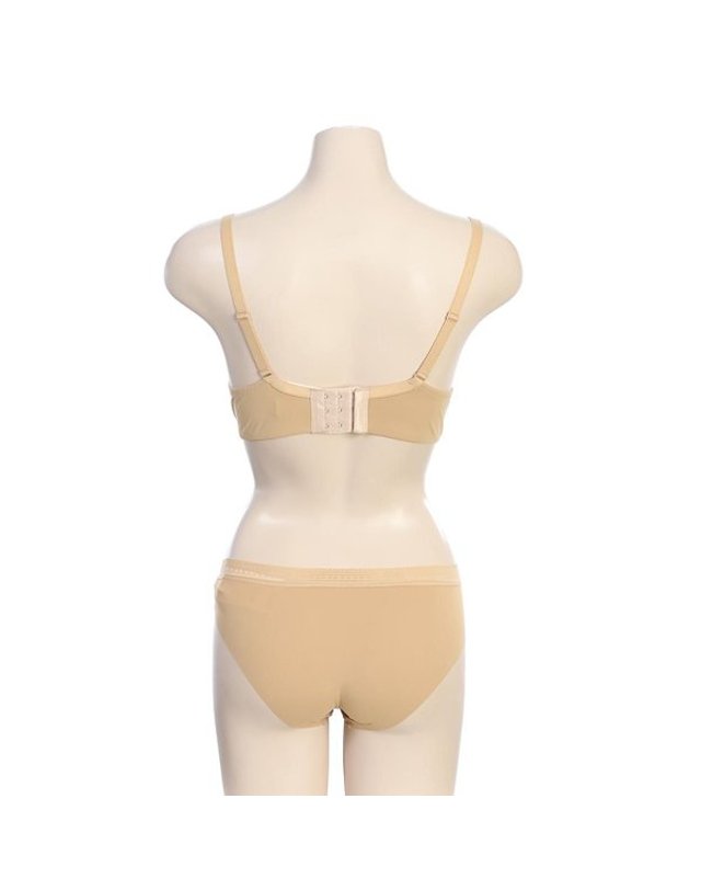 바바라 [갤러리아] [바바라]노와이어 볼륨 브라 무봉제 팬티 세트(ABR4445 ABP4445S SK) 착용컷