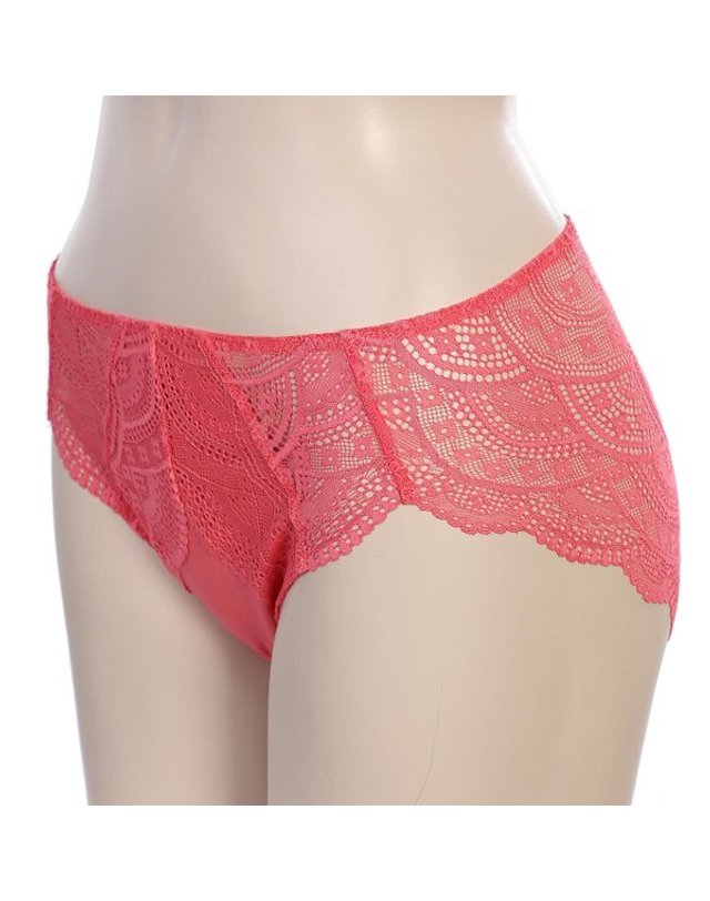 바바라 [갤러리아] [바바라]스칼랍 레이스 망사팬티 ABP4458 PK 착용컷