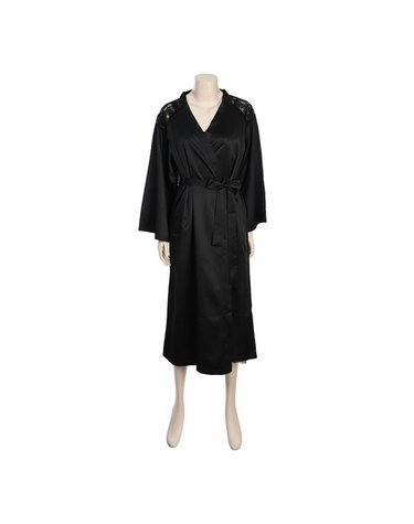 [갤러리아] [바바라]블랙라벨 논스판 사틴 로브가운 AGW4805R BK