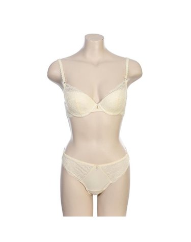 [갤러리아] [바바라]웨딩 레이스 3/4컵  브래지어 T팬티 세트(ABR4441 ABP4441T CR