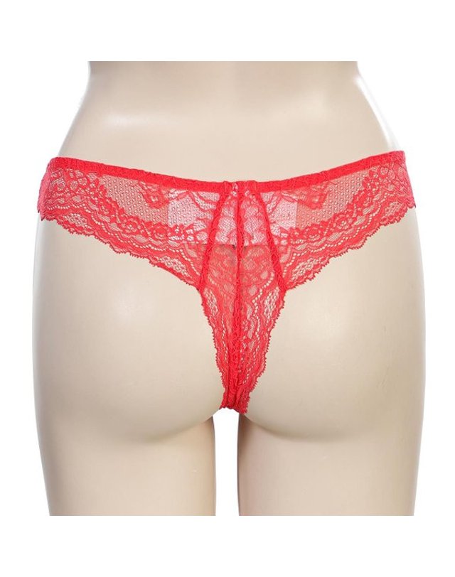 바바라 [갤러리아] [바바라]웨딩 레이스 T팬티 (ABP4441T CPK) 착용컷