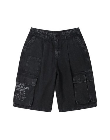 [갤러리아] 지프(Jeep) 남여공용 가먼트다잉 패치포켓 버뮤다팬츠 R2852PT