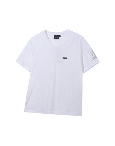 [갤러리아] 지프(Jeep) 남여공용 나침반 브이넥 반팔티셔츠 R2402