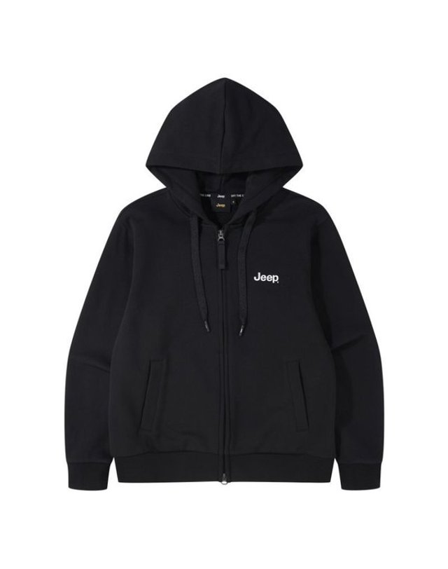 지프 [갤러리아] 지프(Jeep) 남여공용 클래식핏 후드 집업 JR1TZU002 착용컷