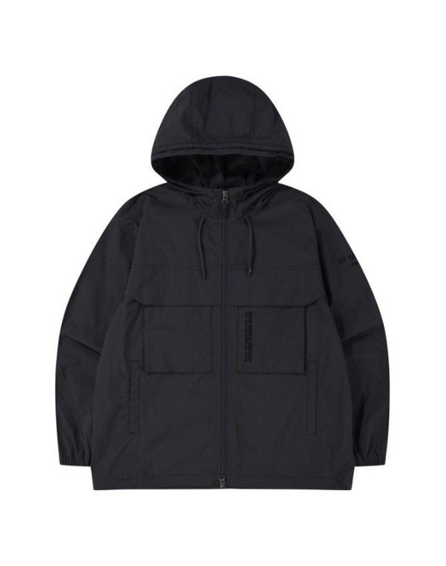 지프 [갤러리아] 지프(Jeep) 남여공용 아웃포켓 바람막이 점퍼 R2201 착용컷