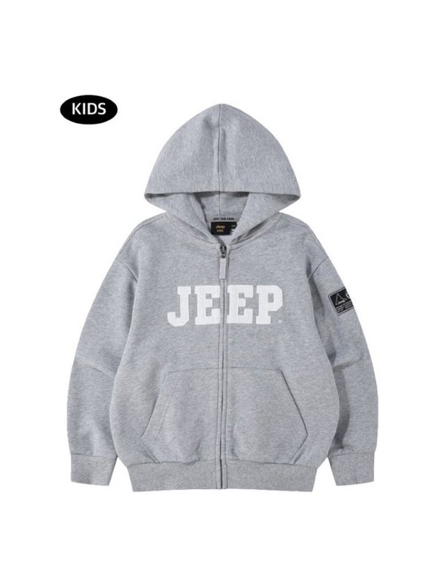 지프 [갤러리아] [지프키즈] 체인자수 빅 JEEP 후드집업 KR3TZU004 착용컷