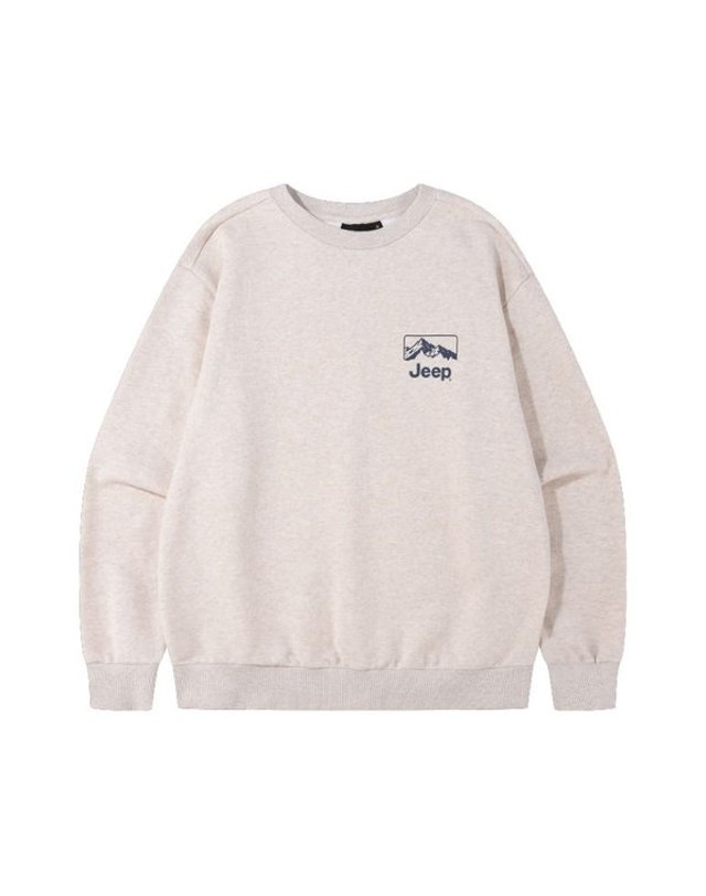 지프 [갤러리아] 지프(Jeep) 남여공용 마운틴 JEEP 맨투맨 티셔츠 R3892 착용컷