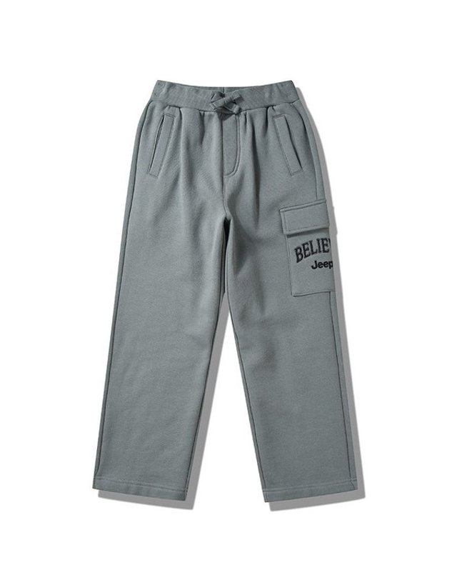지프 [갤러리아] [지프키즈]24FW.기모빌리브셋업스트레이트 팬츠(KP4TPU947) 착용컷